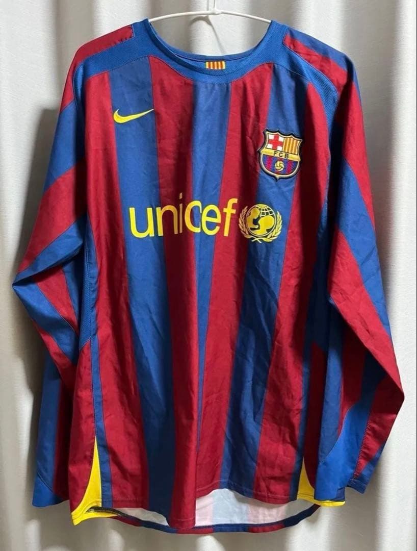 【正規品】バルセロナ05/06　メッシ　ユニフォーム　長袖