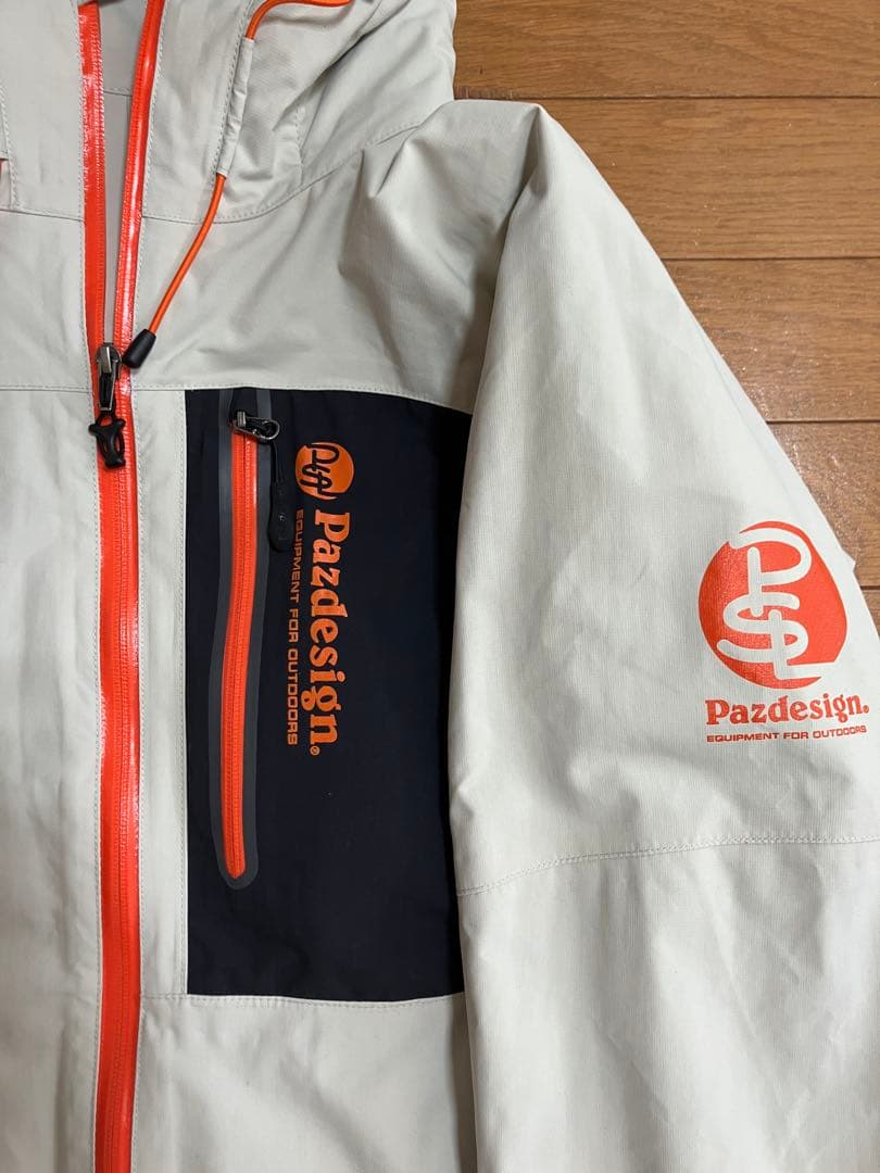 パズデザイン　ブレスシェード　ウォームレインジャケット　　ライトグレー