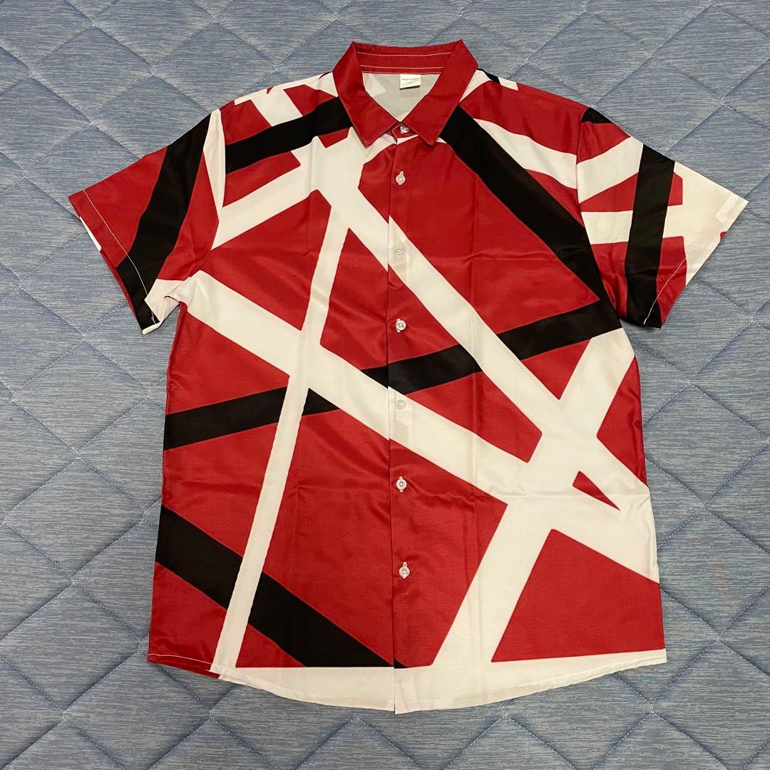 VAN HALEN ギター柄 アロハ シャツ 未使用新品 EVH 5150