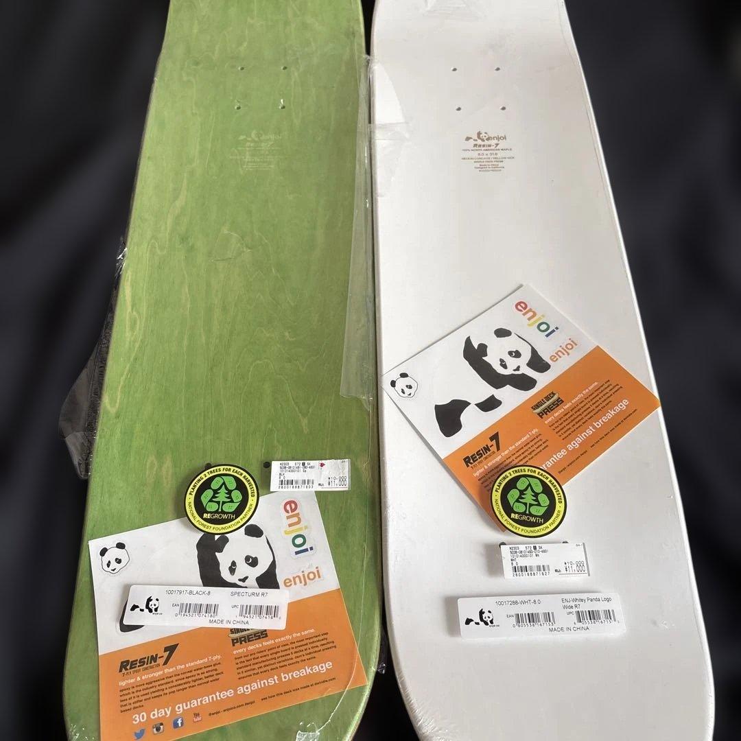 enjoi パンダデザイン スケートボードデッキ 8.0インチ