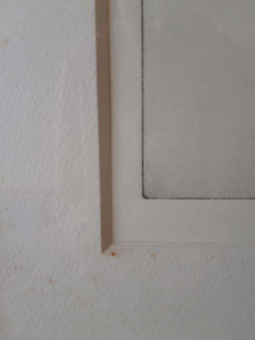 小磯良平 銅版画 限定複製 女のプロフィール