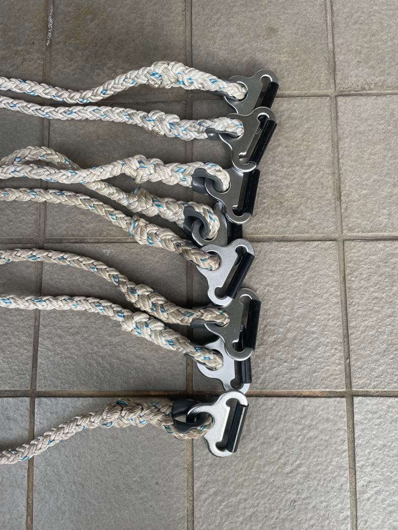 ツヨロン 胴ベルト型2丁掛け用ランヤード8本