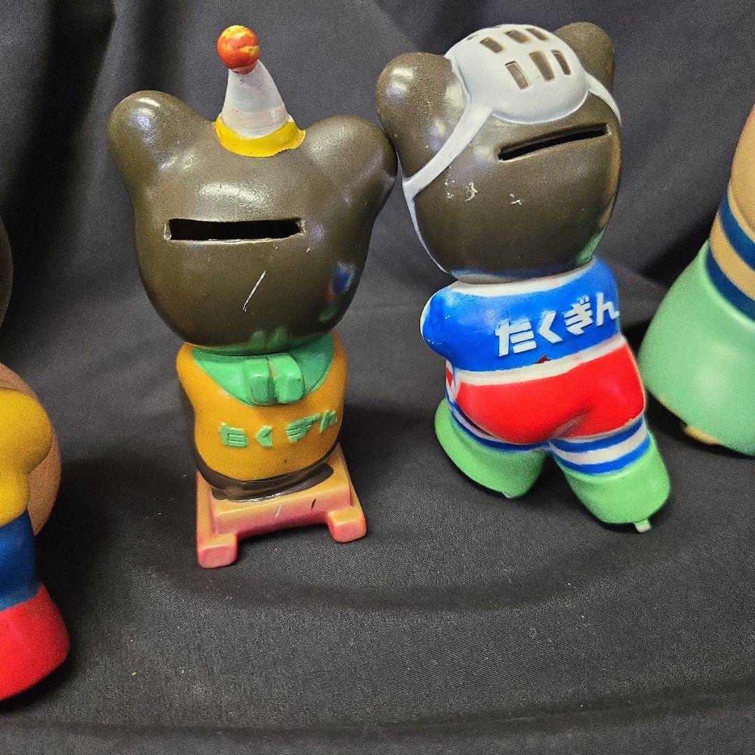 北海道拓殖銀行 貯金箱　たくちゃん　ウィンタースポーツ8体