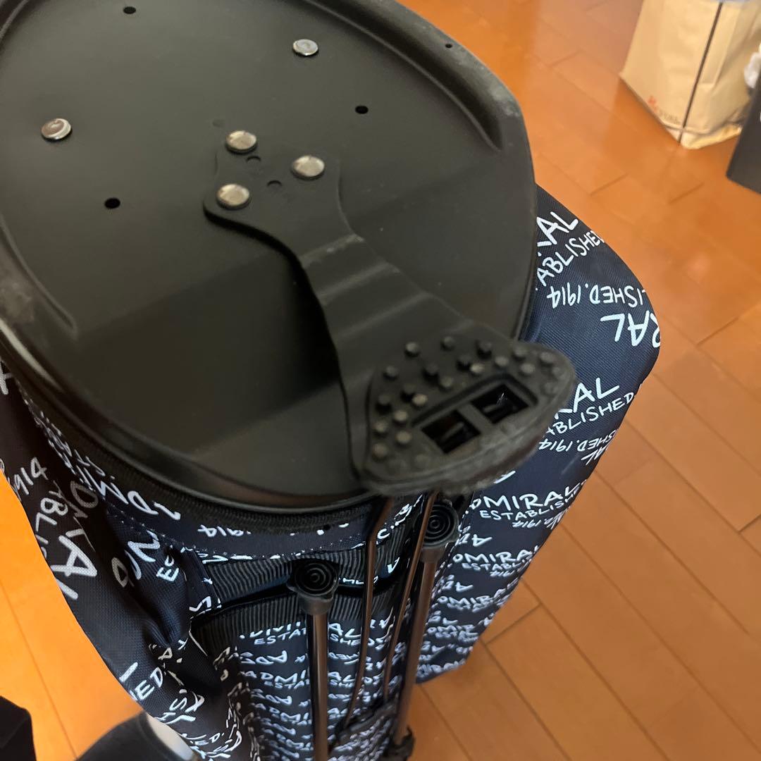 【専用】Admiral ゴルフバッグ スタンド付き ネイビー