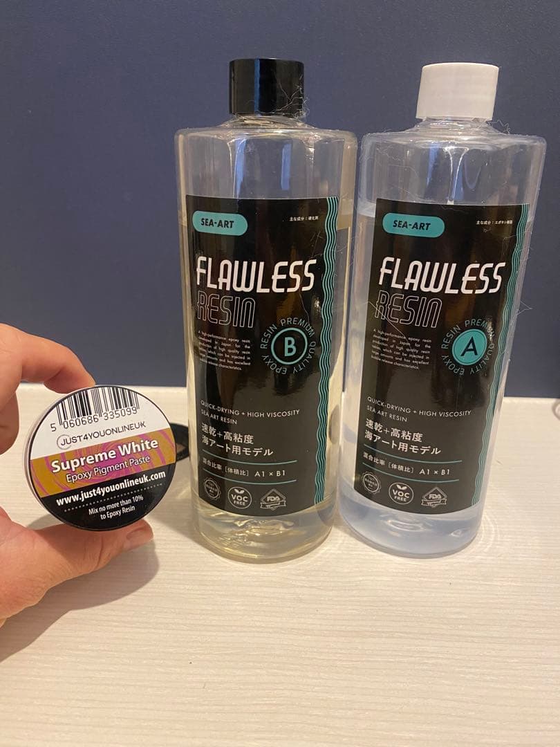 海アート用レジン　ヒートガン　シュプリームホワイト