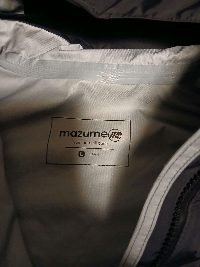 マズメ コンタクトレインスーツ ブラック Ｌサイズ