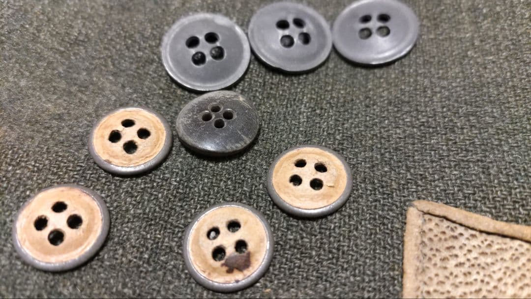 【実物】WWⅡドイツ軍騎兵下士官乗馬ズボン☆革当て付き☆コレクション用