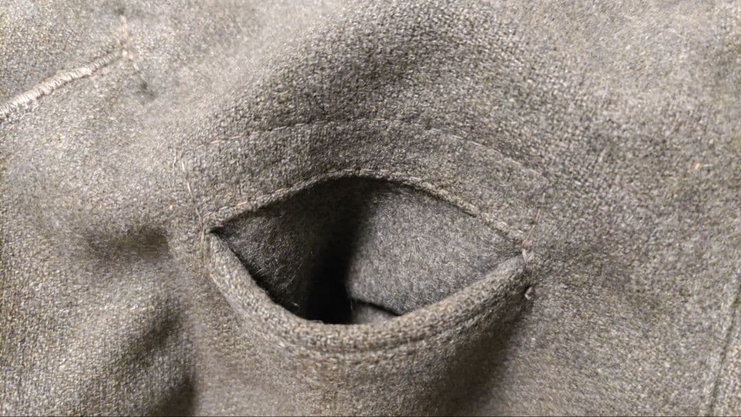 【実物】WWⅡドイツ軍騎兵下士官乗馬ズボン☆革当て付き☆コレクション用