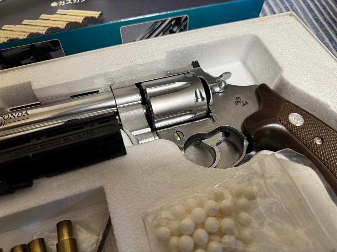 『美品』マルシン工業 ガスリボルバー コルトアナコンダ 8インチ
