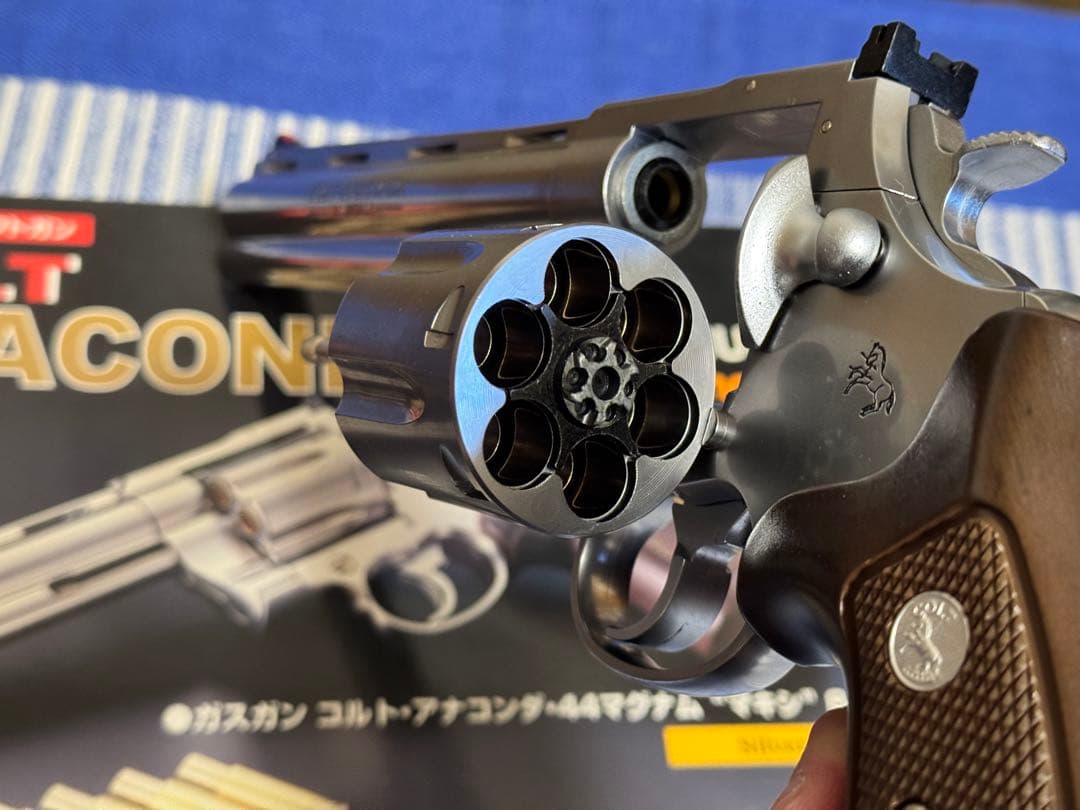 『美品』マルシン工業 ガスリボルバー コルトアナコンダ 8インチ