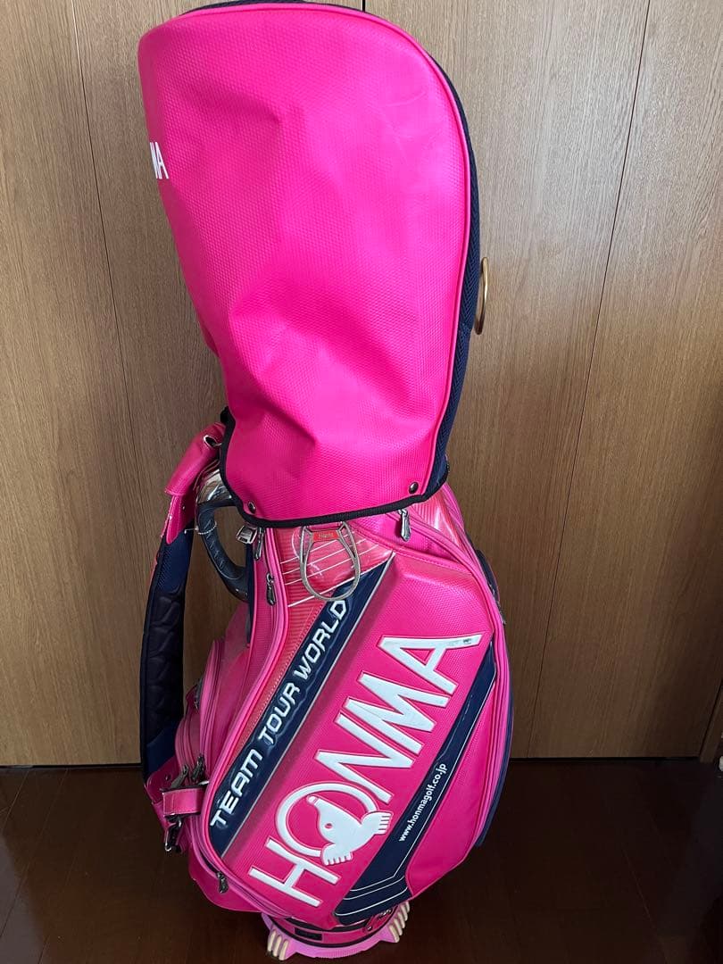 HONMA TEAM TOUR WORLD キャディバッグ ピンク