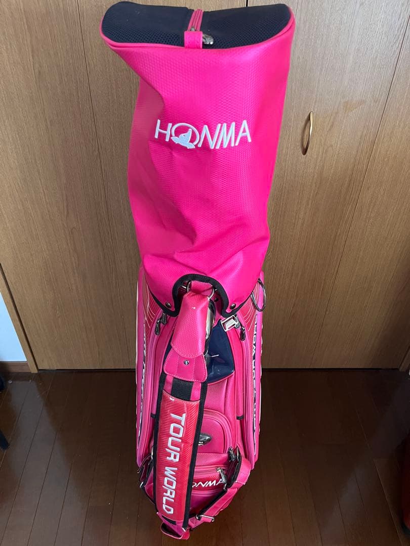 HONMA TEAM TOUR WORLD キャディバッグ ピンク
