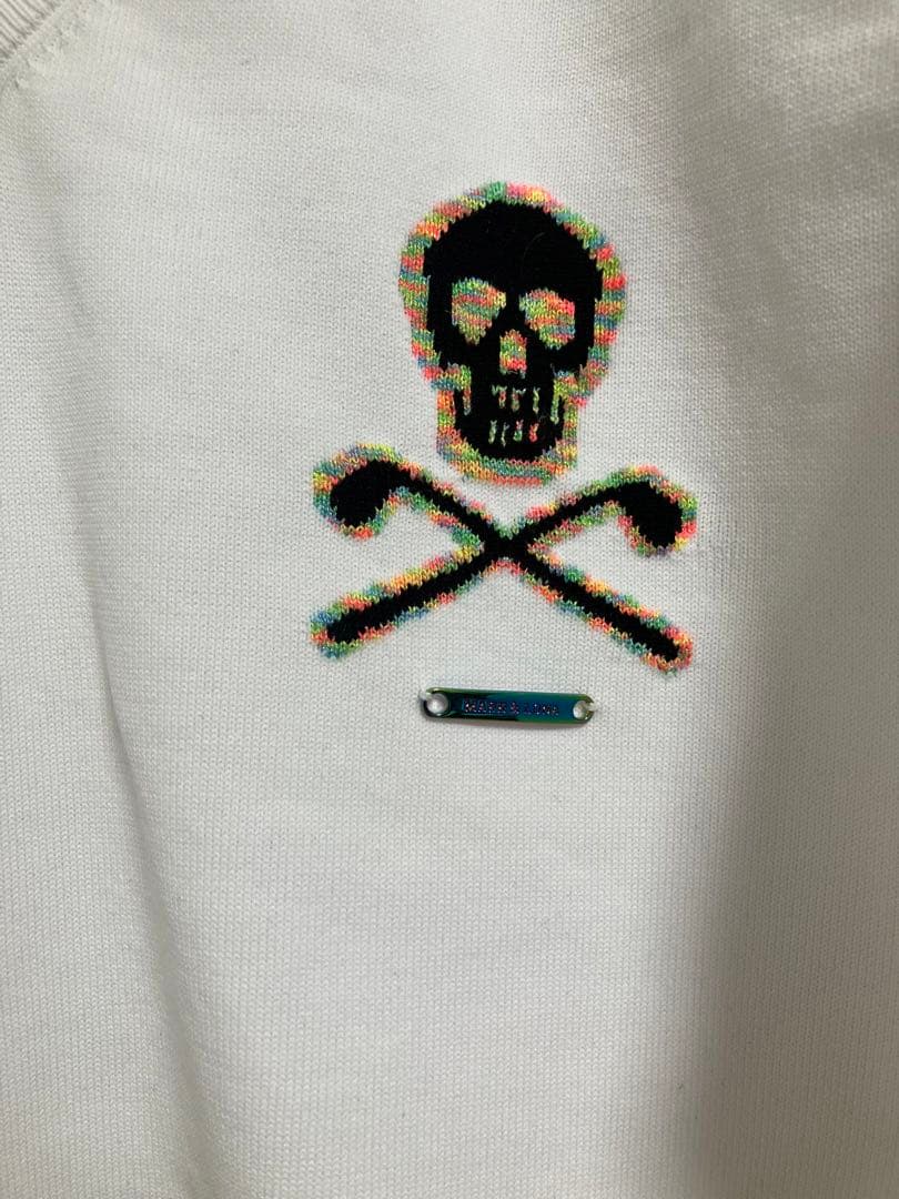 MARK & LONA マーク&ロナ　ニット　セーター　薄手46 M 白