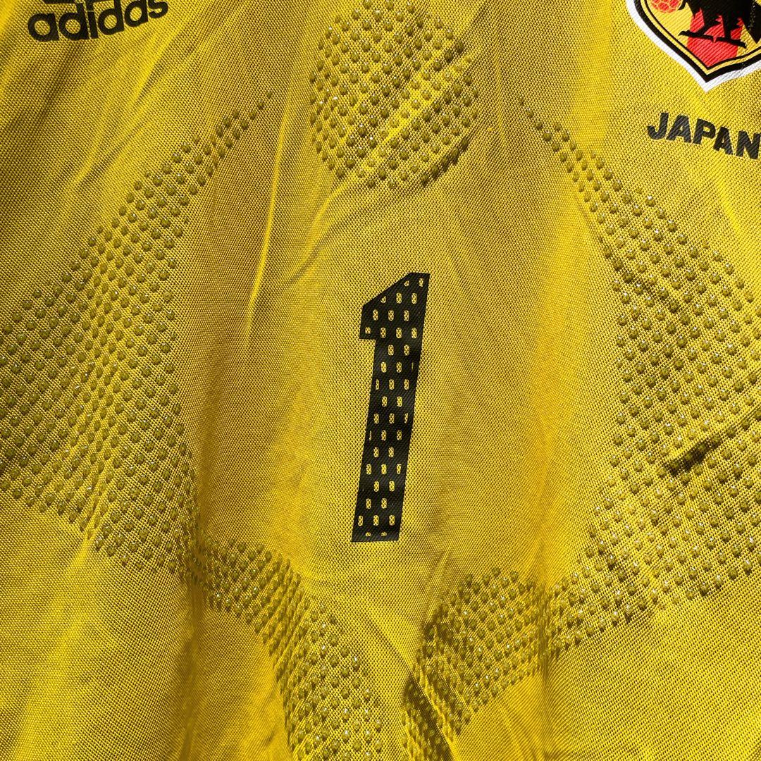 【希少】y2k/adidas×日本代表/長袖ユニフォーム/#1川口能活/GK/L