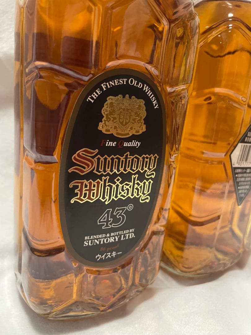 サントリーウイスキー 黒角瓶 700ml 43% 2本