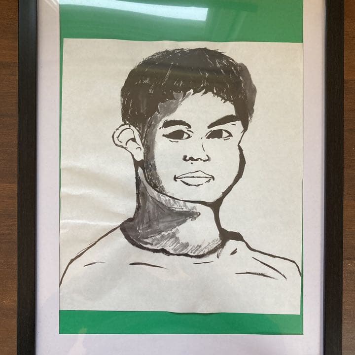 野獣先輩 水墨画