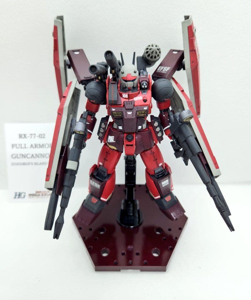 ミ*ノ様 1/144　フルアーマーガンキャノン(ククルスドアンの島Ver.