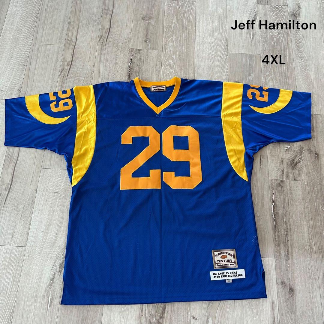 Jeff Hamilton ロサンゼルスラムズ フットボールシャツ 4XL 29