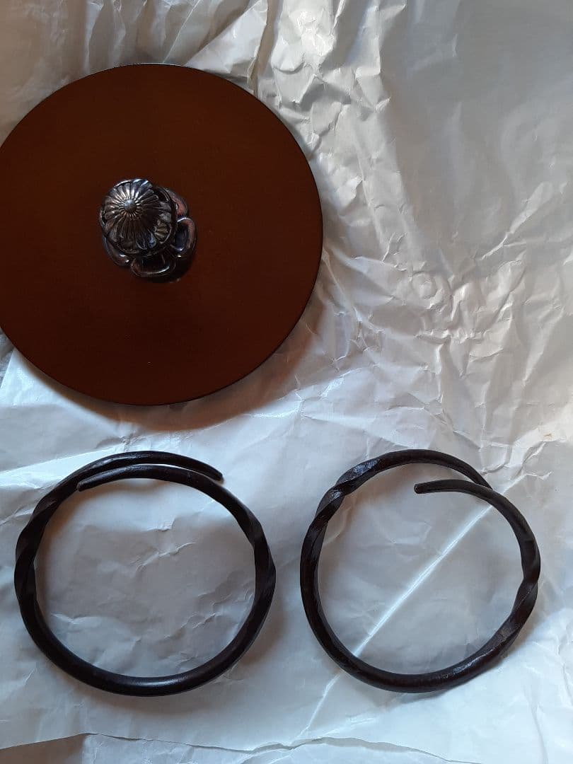 美品　茶道具　真形釜浜松紋　真形釜松絞（風炉用）木村一無