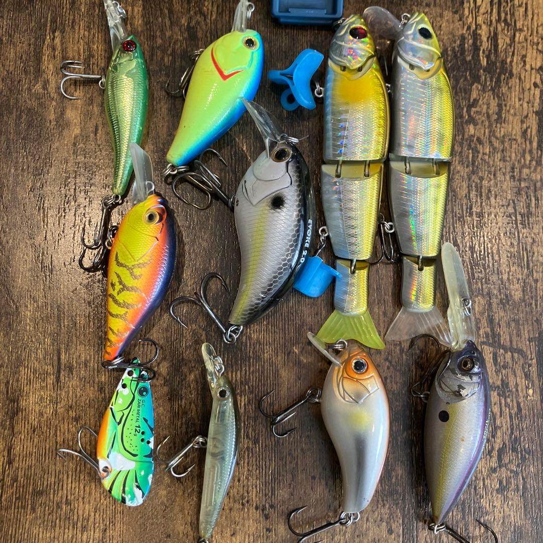 クランクベイトメイン27個セットと スモラバ10個セット、フック、シンカーセット