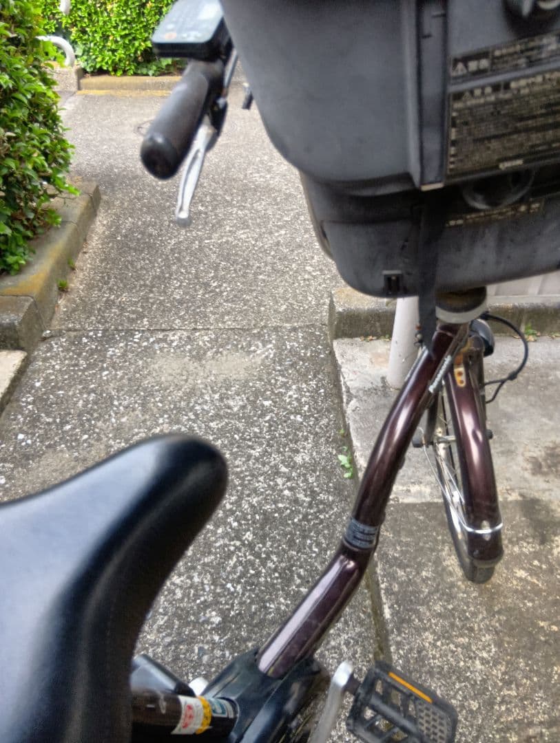 訳あり　電動アシスト自転車　パナソニック ギュットgutto3人乗り　こども２人