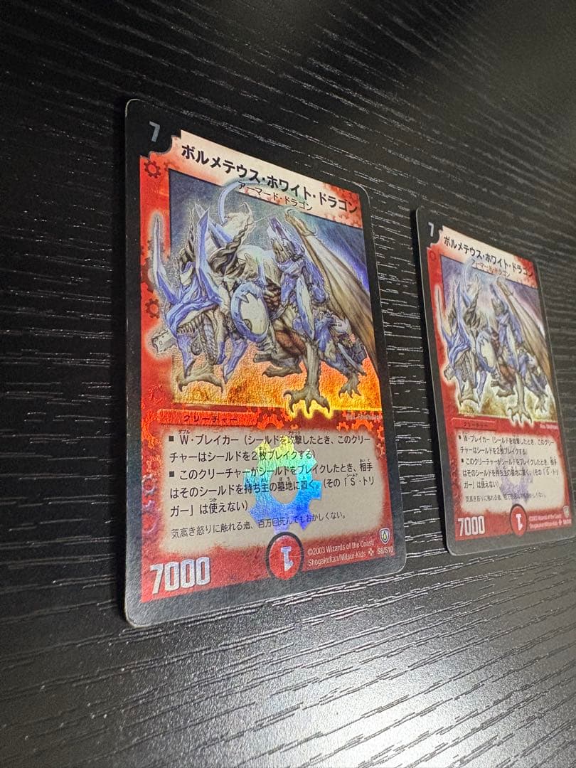 ボルメテウスホワイトドラゴン　初期　旧枠　2枚　デュエルマスターズ