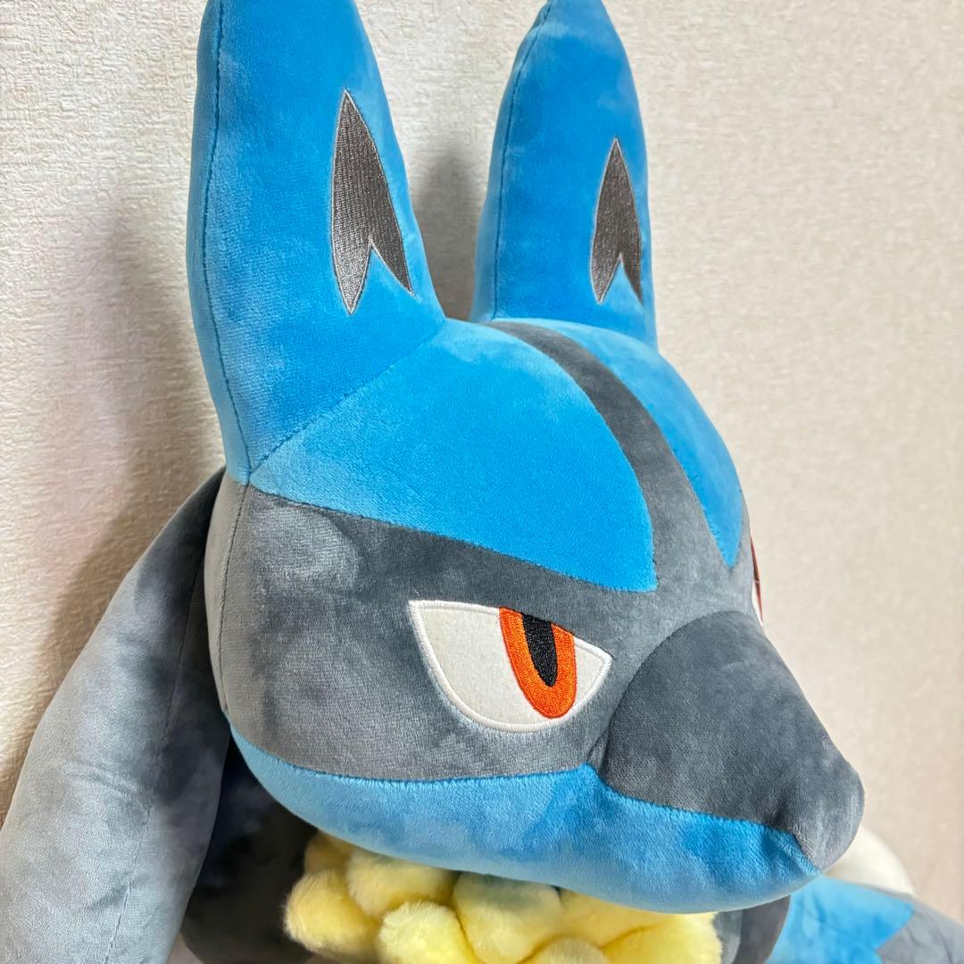 【美品】 ポケモン ルカリオ 等身大　ぬいぐるみ　タグ付