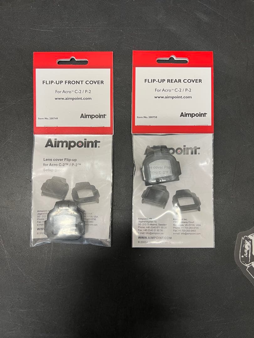 Aimpoint Acro C-2 / P-2 フリップアップカバーセット