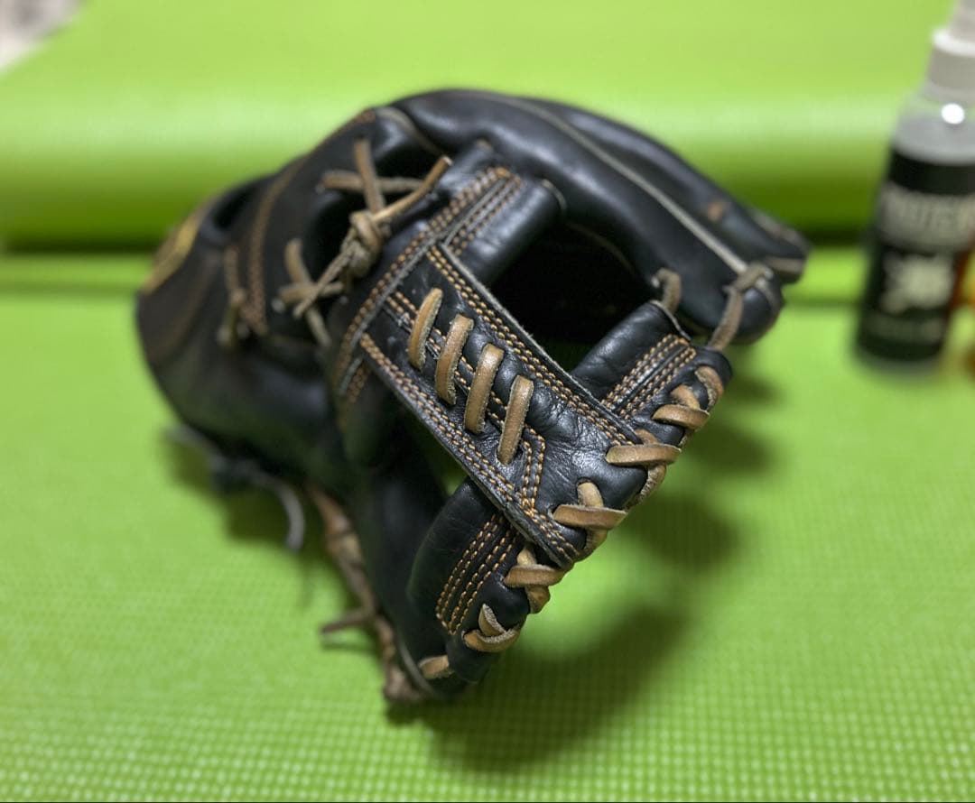 極上　日本製　有名店型付　プロステイタス　硬式用　内野手　今宮　源田　吉川