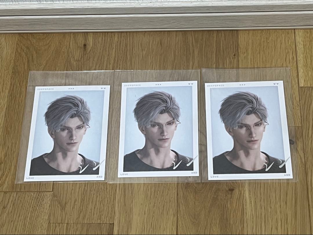 TGS2025 恋と深空 ノベルティ シン　フォトカード　3枚セット