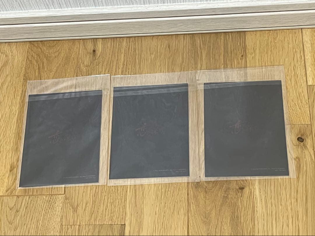 TGS2025 恋と深空 ノベルティ シン　フォトカード　3枚セット