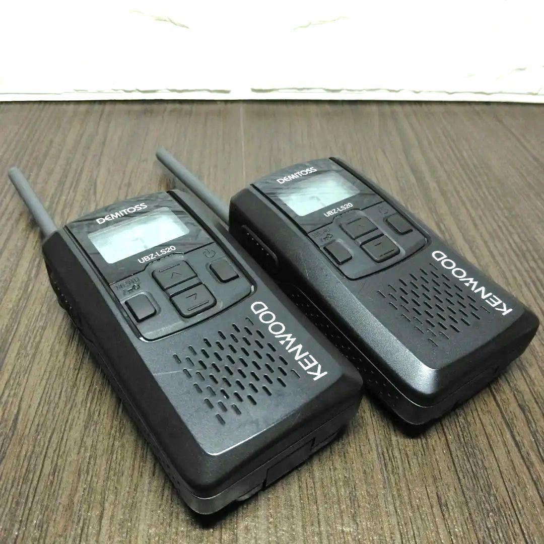 KENWOOD★UBZ-LS20 特定小電力トランシーバー インカム&クリップ付
