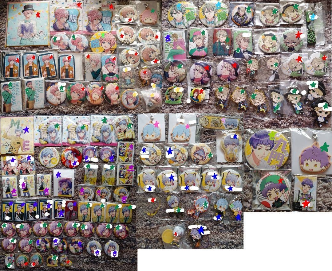 A3! グッズ 缶バッジ ラバスト アクキー等