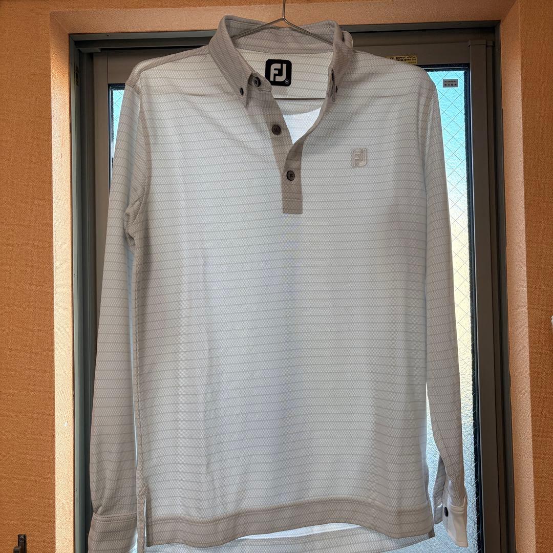FJ ストライプ長袖ポロシャツとセーターセット