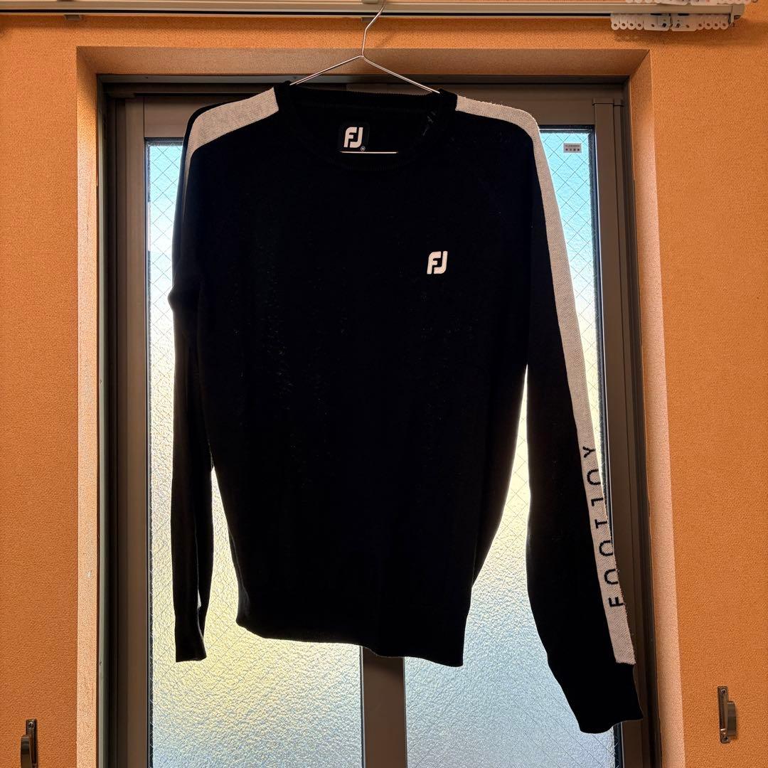 FJ ストライプ長袖ポロシャツとセーターセット