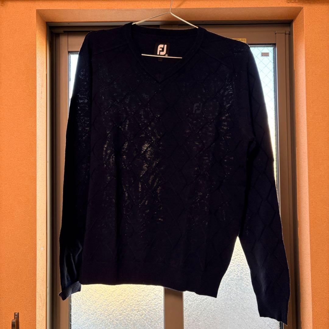 FJ ストライプ長袖ポロシャツとセーターセット