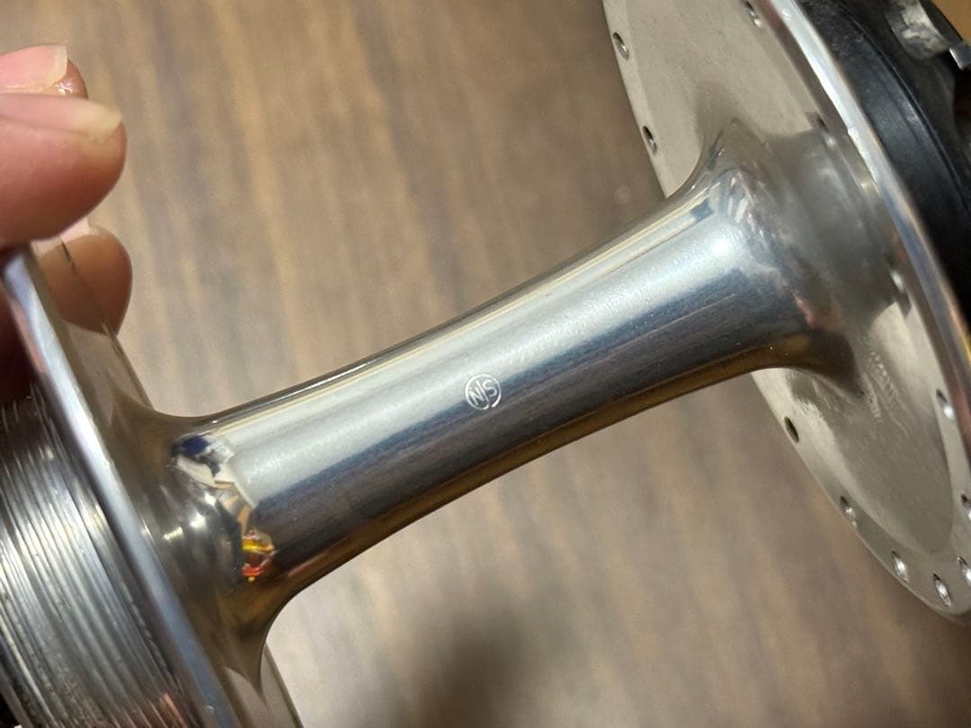 DURA ACE HB-7600 前後セット　36h コグ付き　NJS 競輪