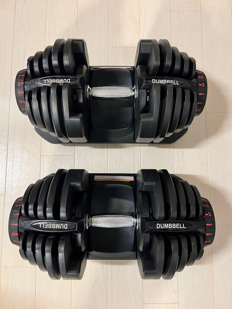 可変式ダンベル2個　80Kｇ！