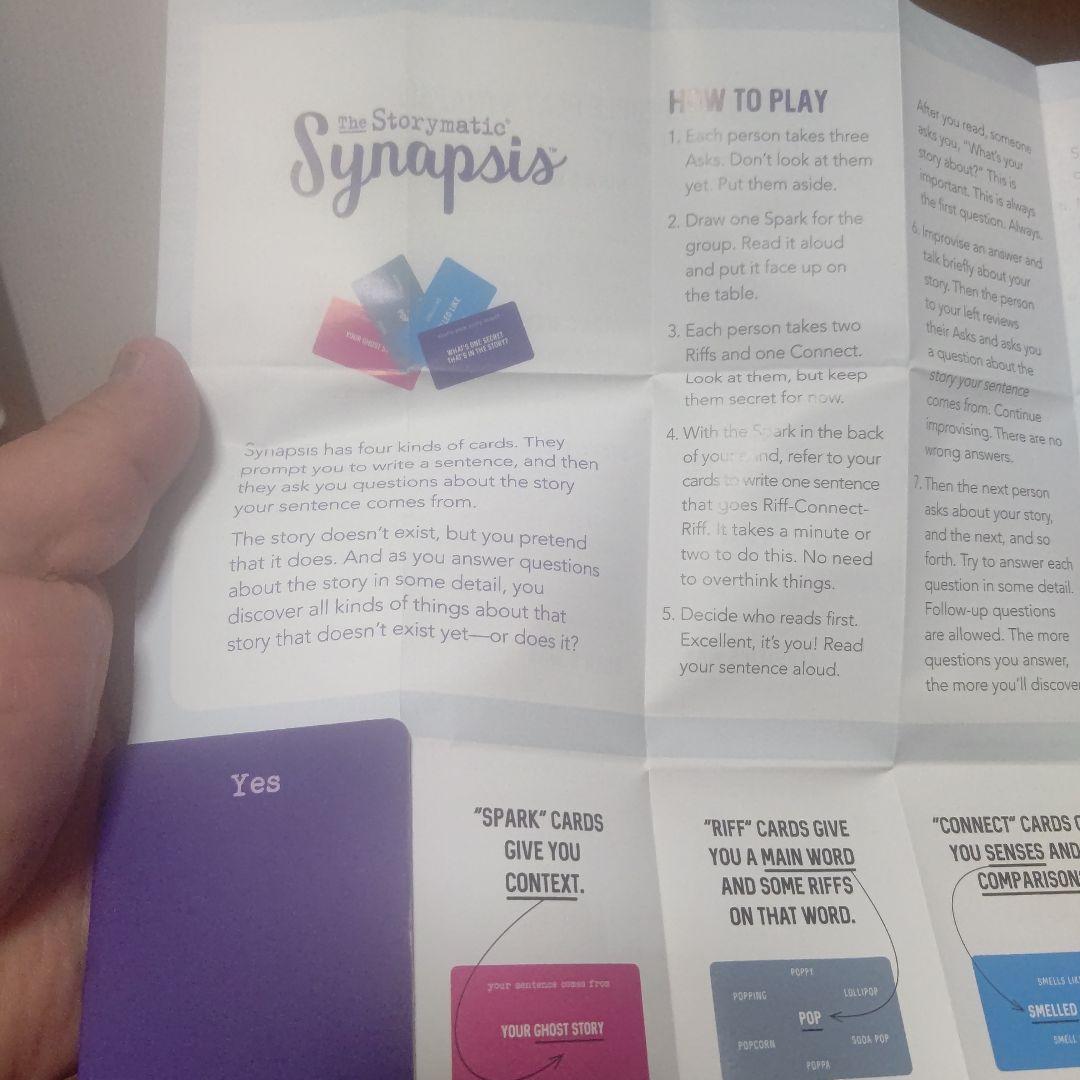 シナプシス イエスの小さな箱 カード枚数未確認です