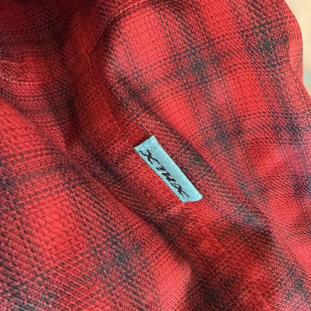 スノーボードウェア 赤と黒 チェック柄 Xnix