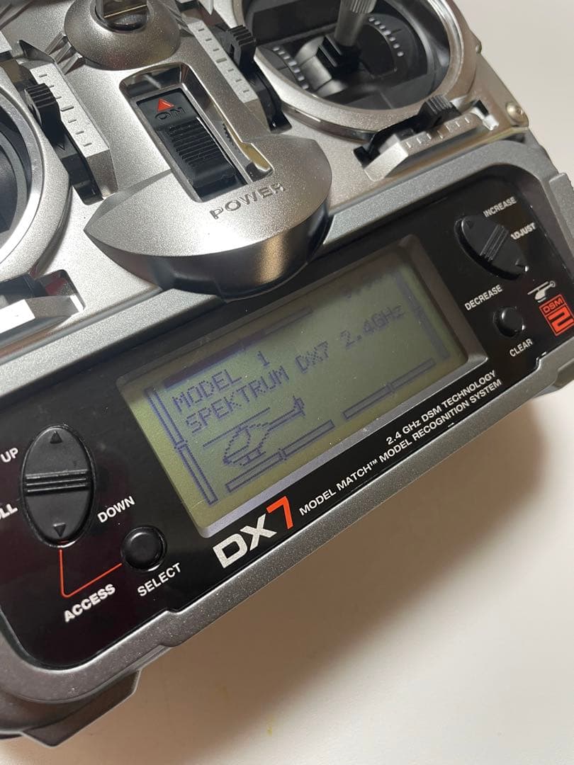 2.4GHz DSM2 モード2 送信機 DX7