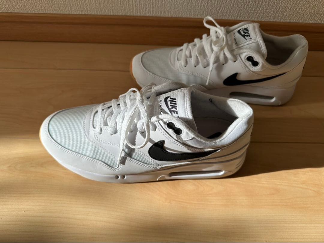 たーNike Air Max 1 ホワイト/ブラック US 9 ２７センチ