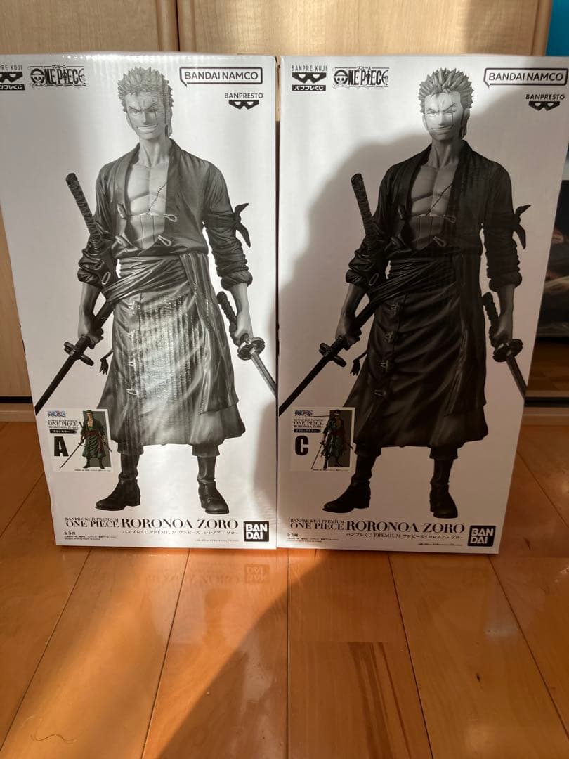 バンプレくじ　ロロノア・ゾロ フィギュア A C セット