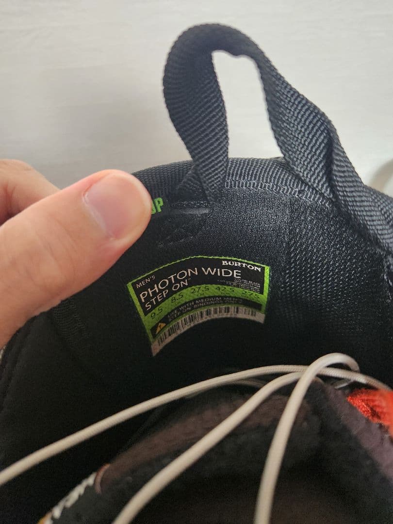 BURTON PHOTON WIDE + STEP ON X セット 左足のみ