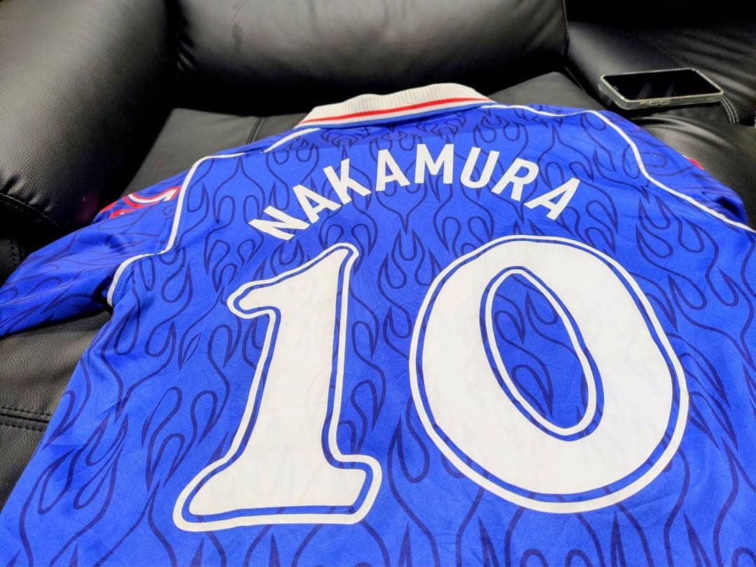 超希少1998年フランスW杯 日本代表 正規ユニフォーム 長袖 NAKAMURA