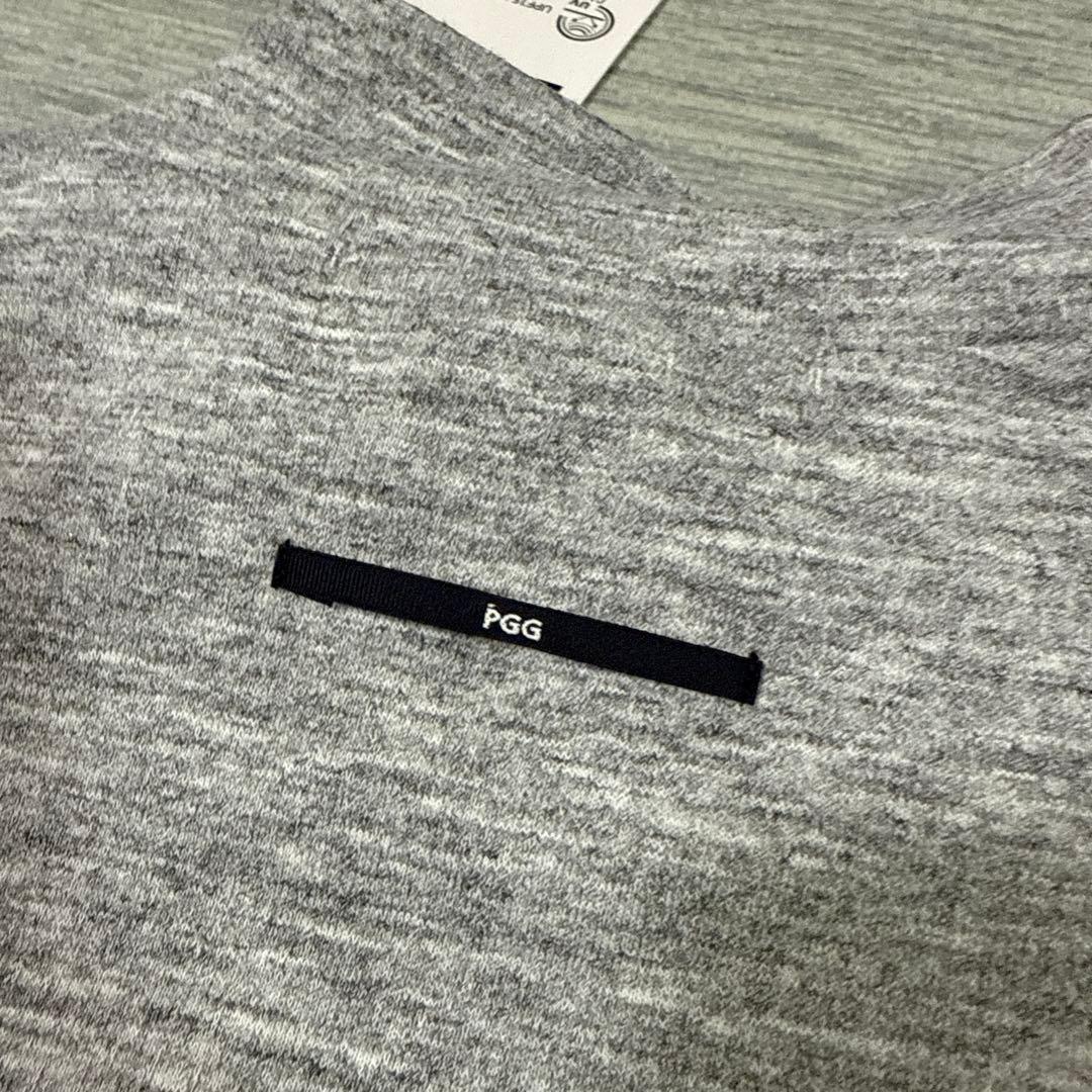 新品　PGG ピージージー　長袖モックネックシャツ　メンズ5