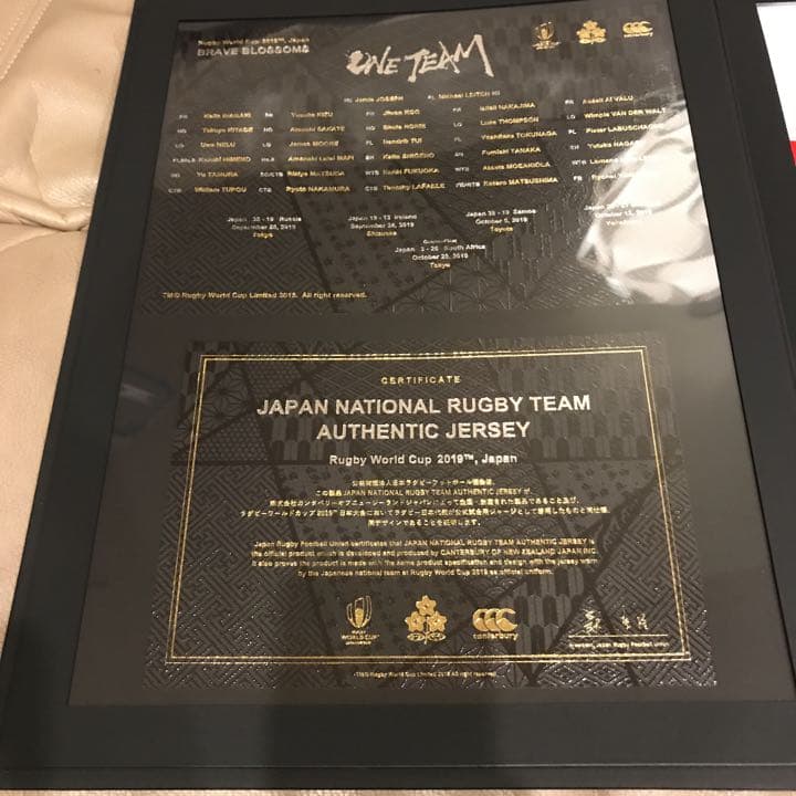 ⭐️新品限定品⭐️ラグビー 日本代表 オーセンティックジャージ バックス Lサイズ
