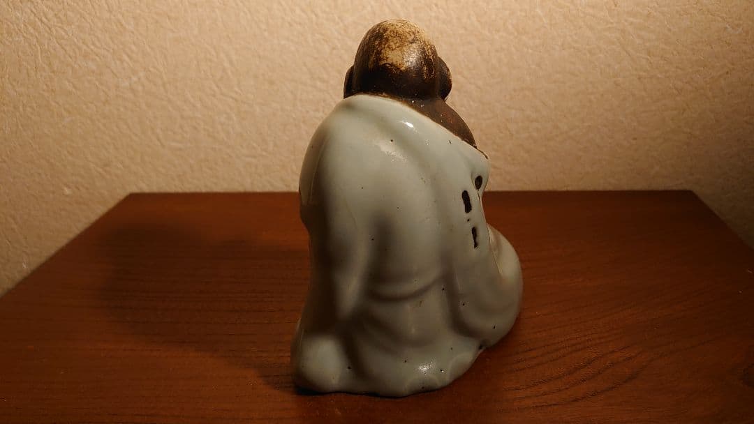 青磁　李朝　だるま　蘇山　諏訪蘇山　蔵出し　アンティーク青磁　１客