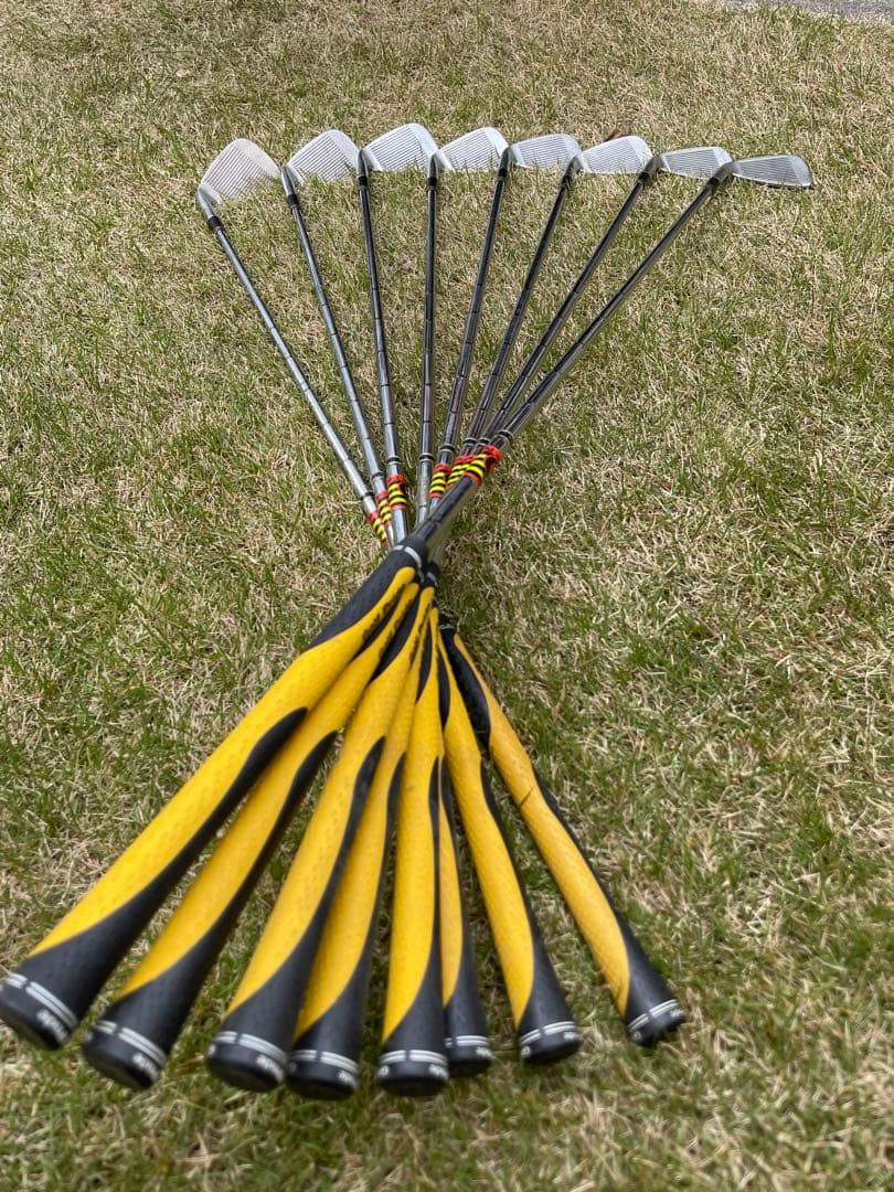 阪神タイガースアイアン9本セット3I〜 9I,PW,SWスチール製　超希少