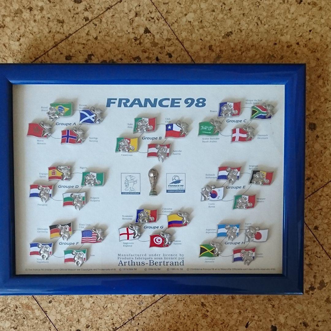 値下げレア☆ワールドカップ'98ピンバッチ